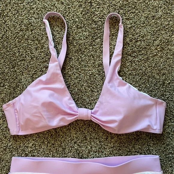 Pink Lily High Waisted Bikini, Top S, Bottom M - Picture 4 of 7